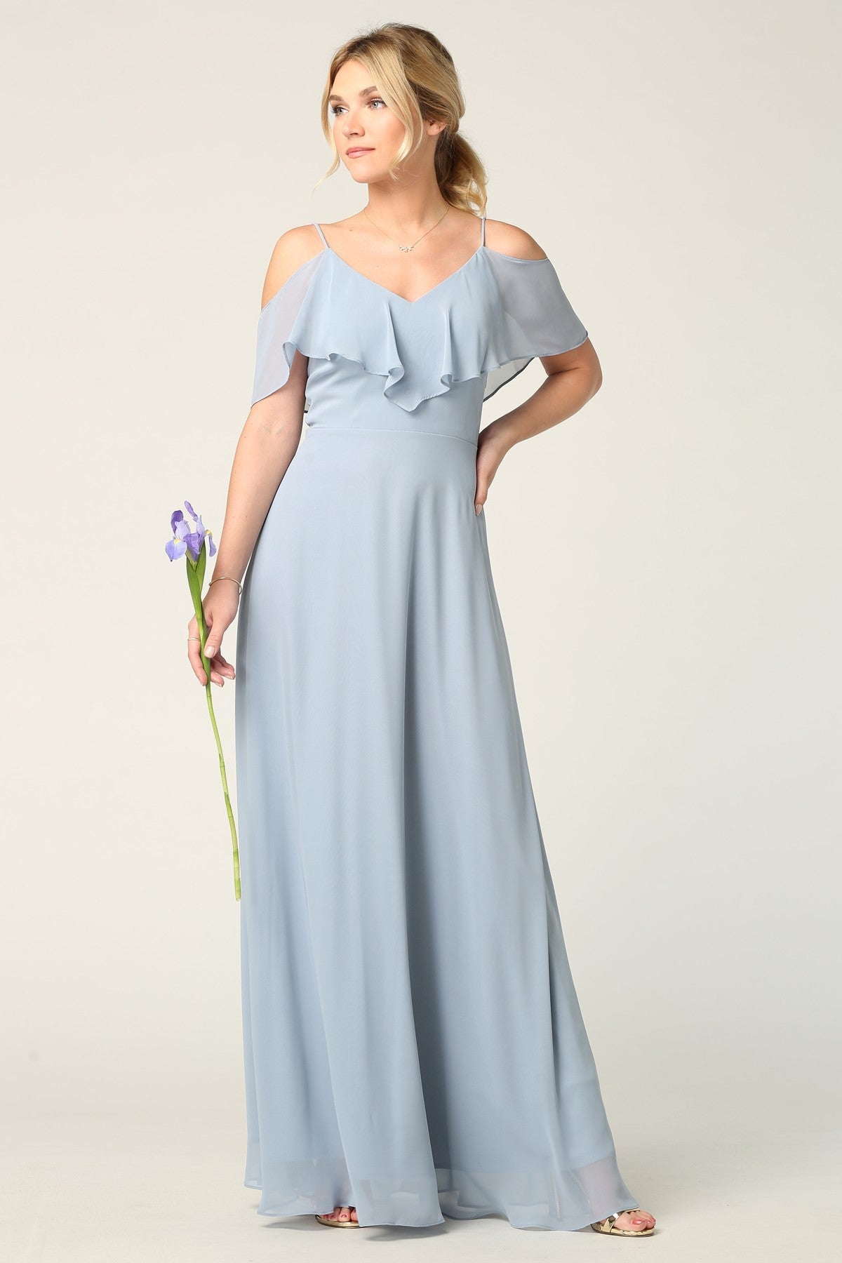 bridesmaid dresses utah Dakota Modest Embroidered Dress Features include a structured bodice Bridesmaids Boulevard Bridal &